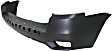 Rear, Upper Primed Bumper Cover, CAPA Certified