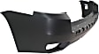 Rear, Upper Primed Bumper Cover, CAPA Certified