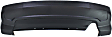 Rear, Lower Bumper Cover, Textured, Without Tow Hook