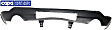 Rear, Lower Bumper Cover, Textured, Dual Exhaust, For Models With Tow Package, Except SRT/SRT-8 Models, CAPA CERTIFIED