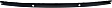 Rear, Driver or Passenger Side Bumper Trim, Black