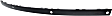 Rear, Driver or Passenger Side Bumper Trim, Black