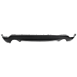 Rear, Lower Bumper Cover, Textured, Dual Exhaust, For Models Without Tow Package, Except SRT/SRT-8 Models, CAPA CERTIFIED