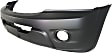Front Primed Bumper Cover, EX Model, Without Fender Flare Hole