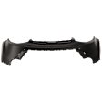 Front, Upper Primed Bumper Cover, With 2-Tone Paint, CAPA Certified