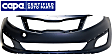 Front Primed Bumper Cover, Except Hybrid Model, Korea Built Vehicles, CAPA Certified