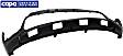 Front, Lower Bumper Cover, Textured, EX/L/LX Models, CAPA Certified
