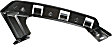 Front, Driver Side, Upper Bumper Bracket
