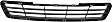 2010 Kia Optima SX - Front, Center Bumper Grille, New Body Style, Textured Black