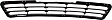 2010 Kia Optima SX - Front, Center Bumper Grille, New Body Style, Textured Black