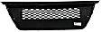 Front Bumper Grille, Black, For Models With Fog Light