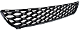 Front Bumper Grille, Textured Gray