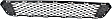 Front Bumper Grille, Black
