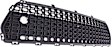 Front Bumper Grille, Textured Gray CAPA Certified