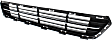 Front Bumper Grille, Black CAPA Certified