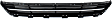 Front Bumper Grille, Black CAPA Certified