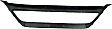 Front, Driver or Passenger Side, Lower Bumper Trim, Black