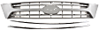 Grille Assembly, Silver Shell and Insert, Grille