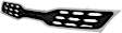 Grille, Chrome Shell with Painted Black Insert, 4 Cyl., 1.6L Engine