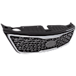 Grille Assembly, Painted Silver Shell and Insert, CAPA CERTIFIED