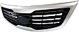 Grille Assembly, Silver Shell with Black Insert