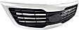 Grille Assembly, Silver Shell with Black Insert