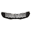 Grille Assembly, Chrome Shell with Gray Insert