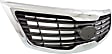 Grille, Chrome Shell with Painted Gray Insert, 4 Cyl., 2.4L Engine