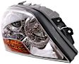 Passenger Side Halogen Headlight, With bulb(s), OE Replacement