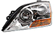 Driver Side Halogen Headlight, With bulb(s), OE Replacement