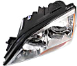 Driver Side Halogen Headlight, With bulb(s), OE Replacement