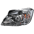 Driver Side Headlight, with Bulb, Halogen, Clear Lens, 4 Cyl., 1.6L Engine