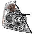 Passenger Side Headlight, with Bulb, Halogen, Clear Lens