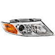 Passenger Side Headlight, with Bulb, Halogen, Clear Lens