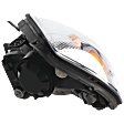 Passenger Side Headlight, with Bulb, Halogen, Clear Lens, Type 1, CAPA Certified