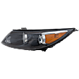 Driver Side Halogen Headlight, With bulb(s), OE Replacement
