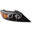 Passenger Side Headlight, with Bulb, Halogen, Clear Lens