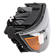 Passenger Side Headlight, with Bulb, Halogen, Clear Lens, CAPA Certified