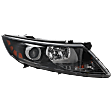 2011-2013 Kia Optima - Passenger Side Headlight, with Bulb, Halogen, Except Hybrid Model, CAPA Certified