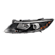 Driver Side Headlight, with Bulb, Halogen, Except Hybrid Model