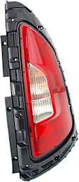 Passenger Side Tail Light, with Bulb, Halogen, Clear and Red Lens