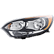 2013 Kia Rio - Driver Side Halogen Headlight, With bulb(s), Hatchback, OE Replacement