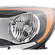 2013 Kia Rio - Driver Side Halogen Headlight, With bulb(s), Hatchback, OE Replacement
