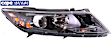 2012 Kia Optima - Passenger Side Halogen Headlight, With bulb(s), USA Built Vehicle, OE Replacement, CAPA Certified