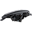 Driver Side Headlight, with Bulb, Halogen, Clear Lens, Black Interior
