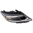2014-2015 Kia Sorento - Passenger Side Headlight, with Bulb, Halogen, LX Model, Without Auto, Leveling and LED Accent Lights