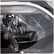 2014-2015 Kia Sorento - Passenger Side Headlight, with Bulb, Halogen, LX Model, Without Auto, Leveling and LED Accent Lights