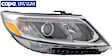 2014-2015 Kia Sorento - Passenger Side Headlight, with Bulb, Halogen, Models without Auto Leveling, CAPA CERTIFIED