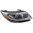 2014-2015 Kia Sorento - Passenger Side Headlight, with Bulb, Halogen, Models without Auto Leveling, CAPA CERTIFIED