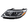 2014-2015 Kia Sorento - Driver Side Headlight, with Bulb, Halogen, Models without Auto, Leveling, CAPA Certified